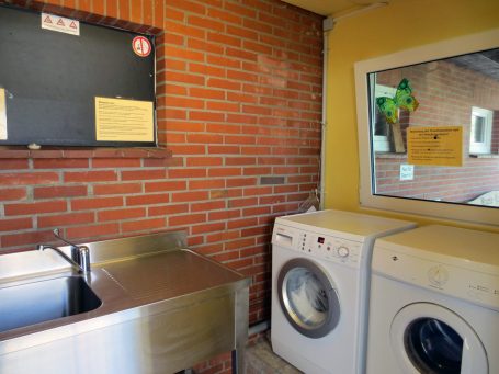 Waschmaschine & Trockner auf dem Hunte-Camp